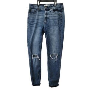 KanCan Womens Distressed Midrise Straight Leg Jeans Size 5/26